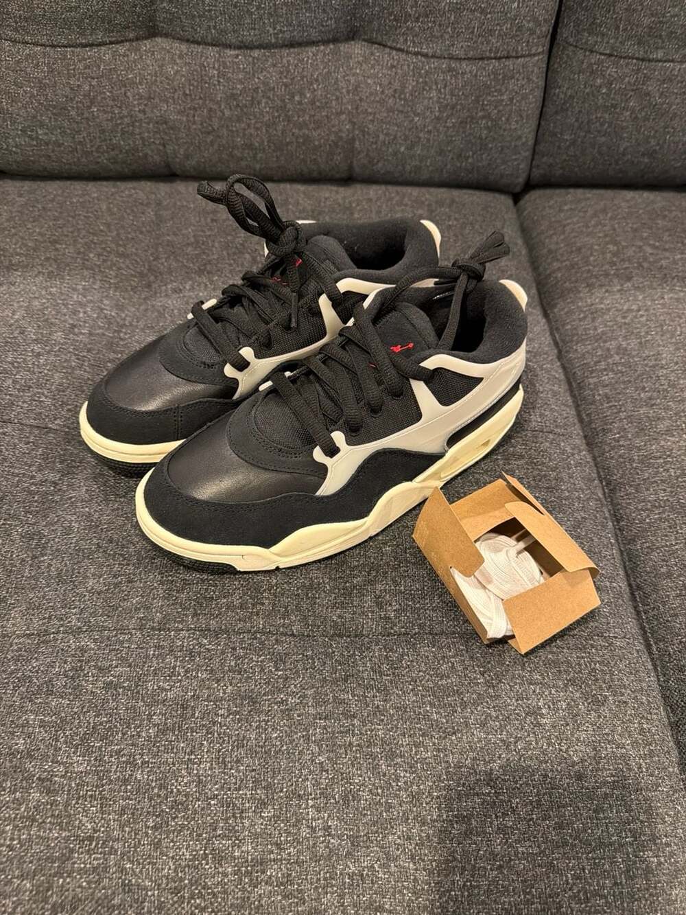 Jordan 4 RM Black Sail GS Size 6.5Y